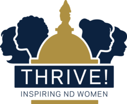 Thrive logo Stacked version